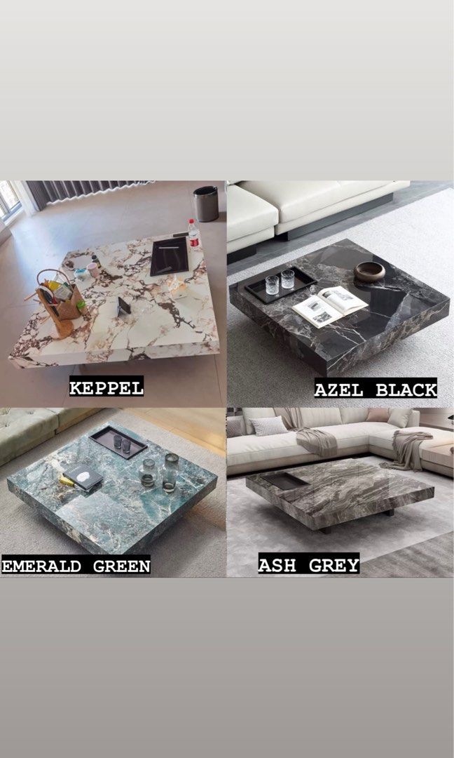 BENTLEY Marble Coffee Table