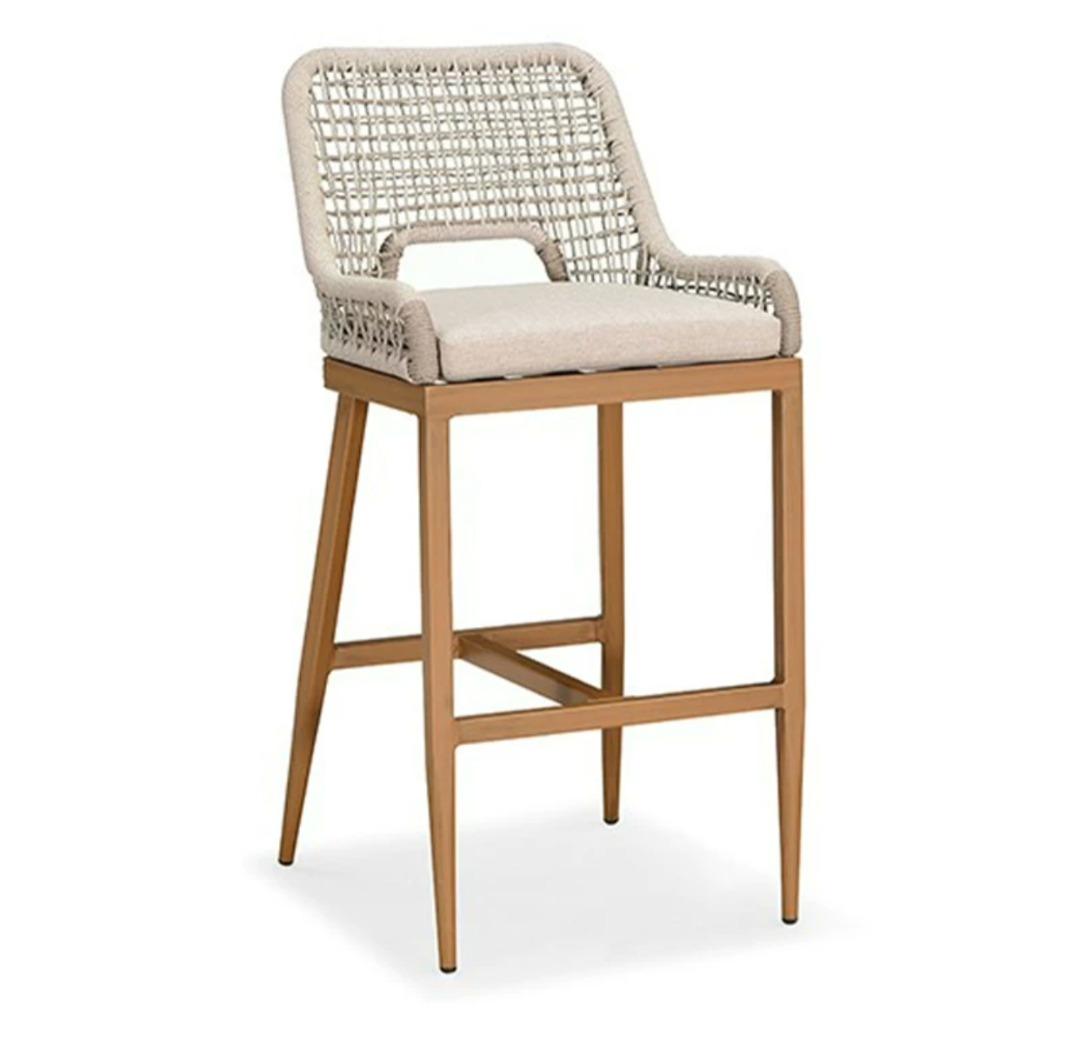 Bess Patio Bar Stool with Cushion