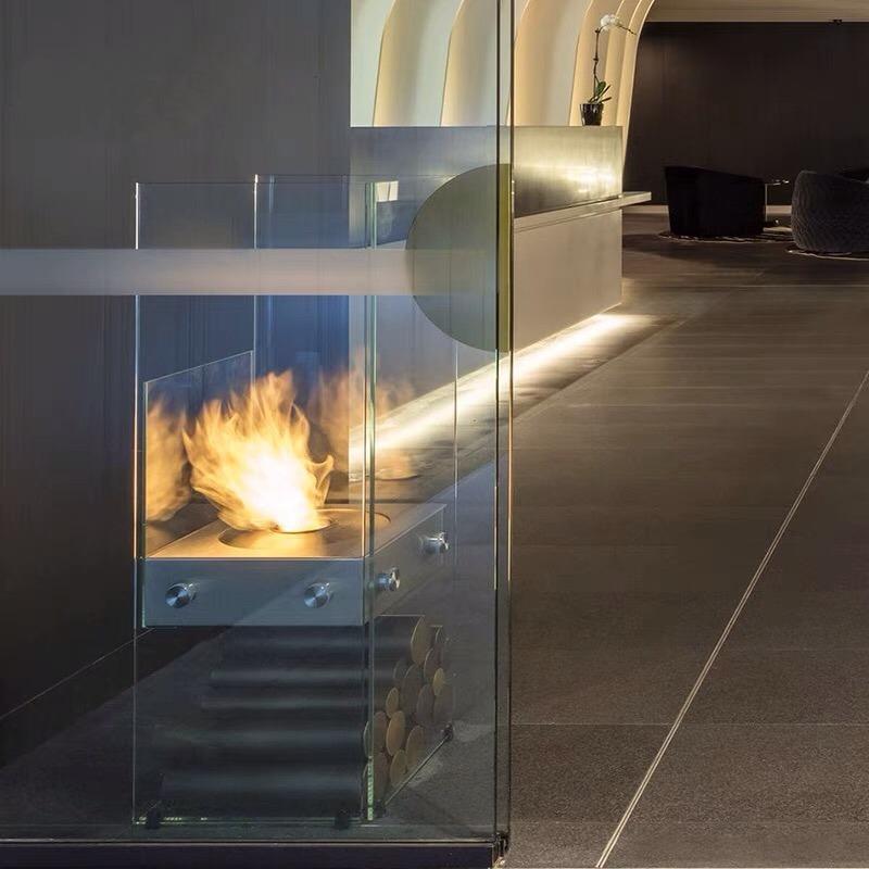 Bio-Ethanol Standing Fireplace