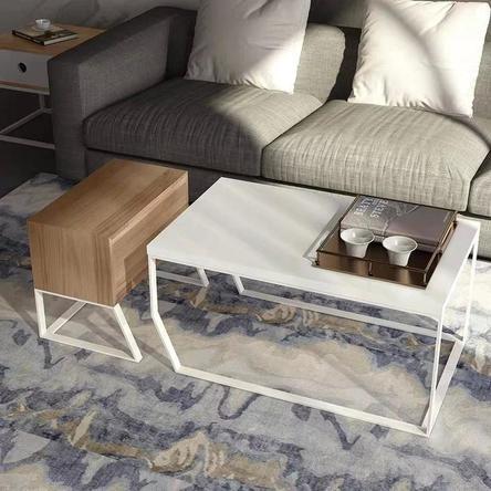 BLAKELY Postmodern Wireframe Coffee Table