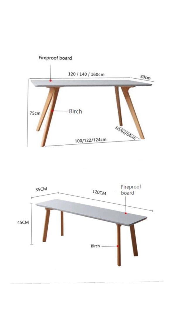 Rectangular Dining Table Set