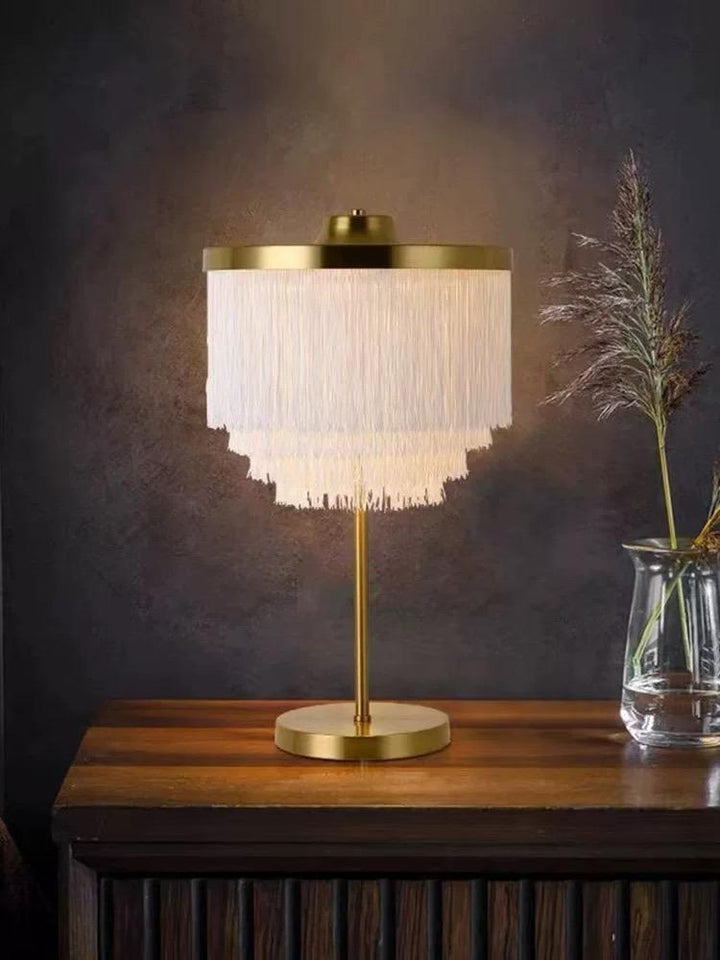 Breccan Metal Tassels Lamp