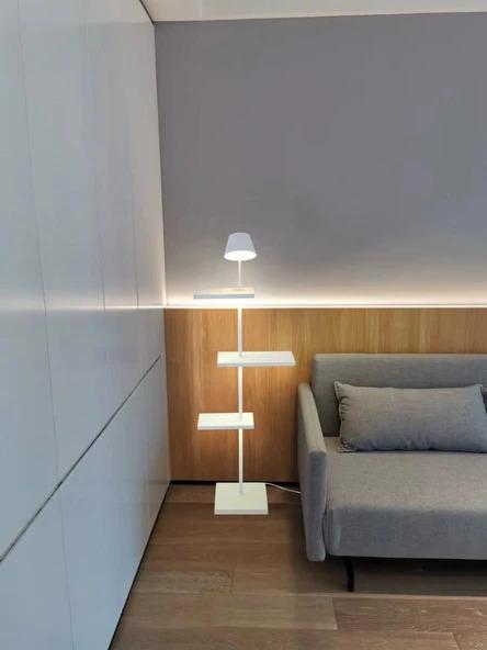 Floating Floor Lamp Shelf Lighting