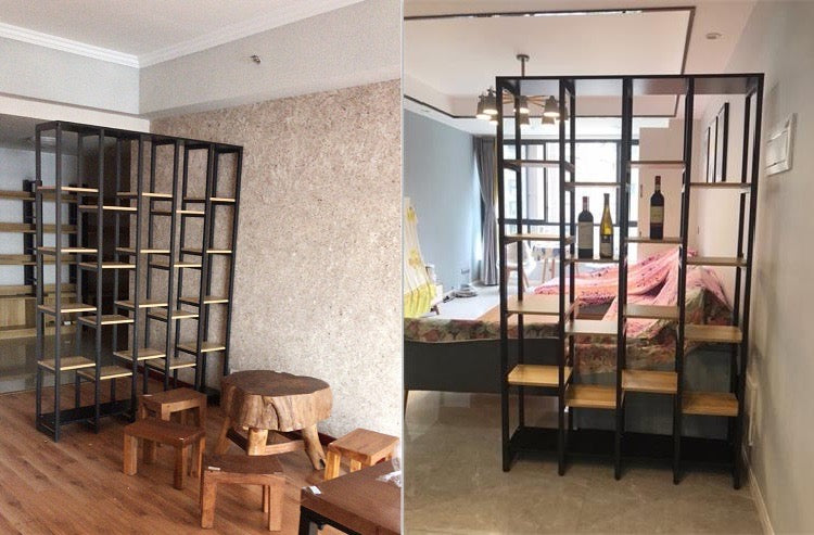 CALLIE Tall Modern Industrial Display Shelf