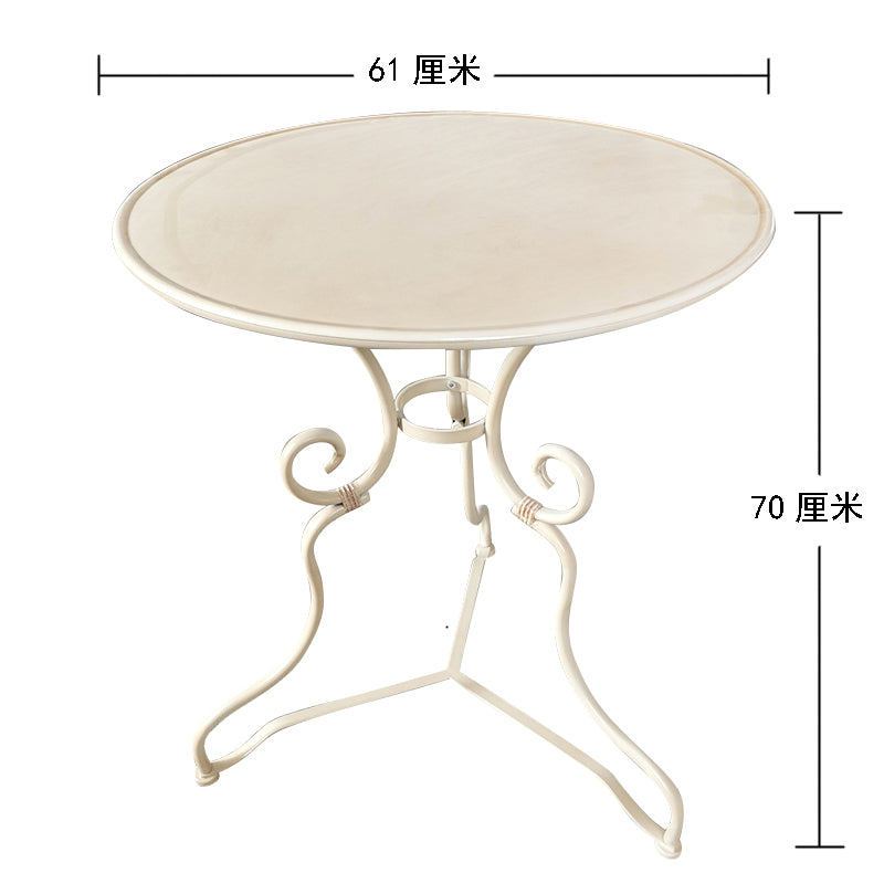 French Retro iron outdoor garden chairs do old Leisure Tables and Chairs