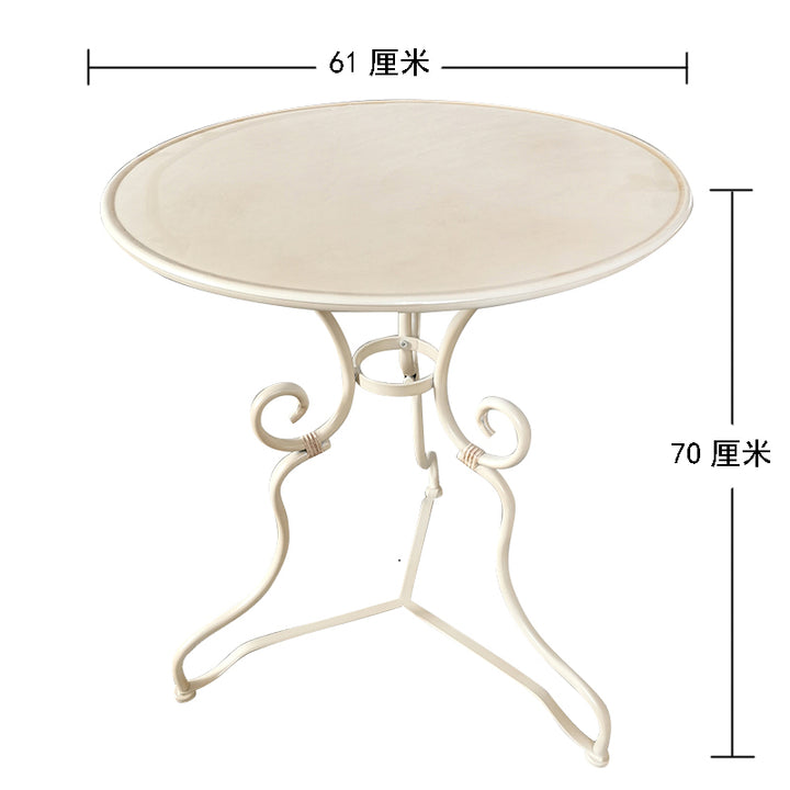 French Retro iron outdoor garden chairs do old Leisure Tables and Chairs