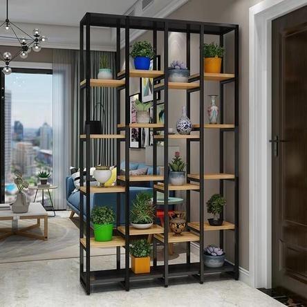 CALLIE Tall Modern Industrial Display Shelf