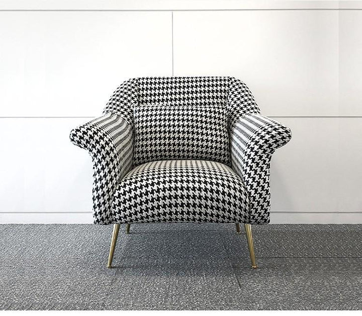 Modern Luxury Houndstooth Chair and Sofa
