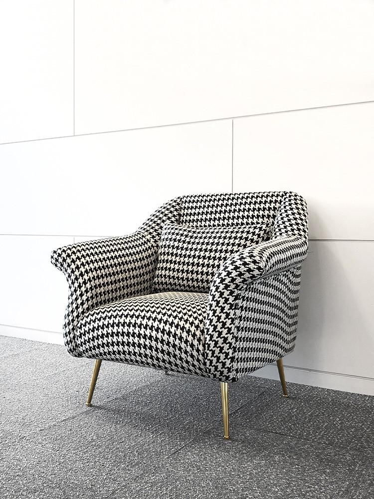 Modern Luxury Houndstooth Chair and Sofa