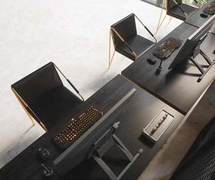 Camila Modern and Sleek Office Work Bench / Office Table / Dining Table / Cafe Table