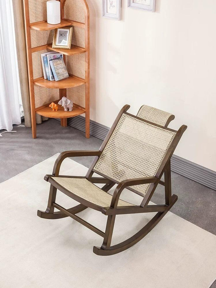 Cane Mesh Rocking Chair