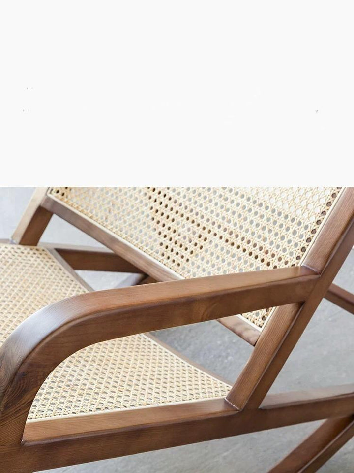Cane Mesh Rocking Chair