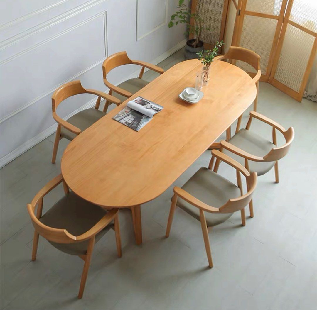 Scandinavian Solid Wood Dining Table