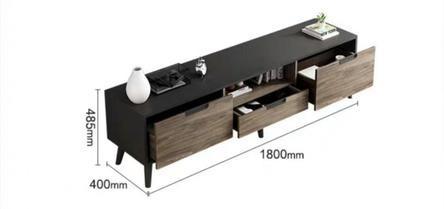 Catalina Industrial Red Oak TV Console / Coffee Table