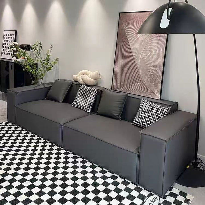 Tofu Block Sofa Italian Minimalist Technology Fabric