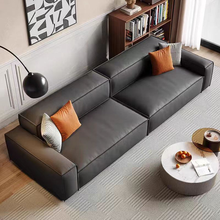 Tofu Block Sofa Italian Minimalist Technology Fabric