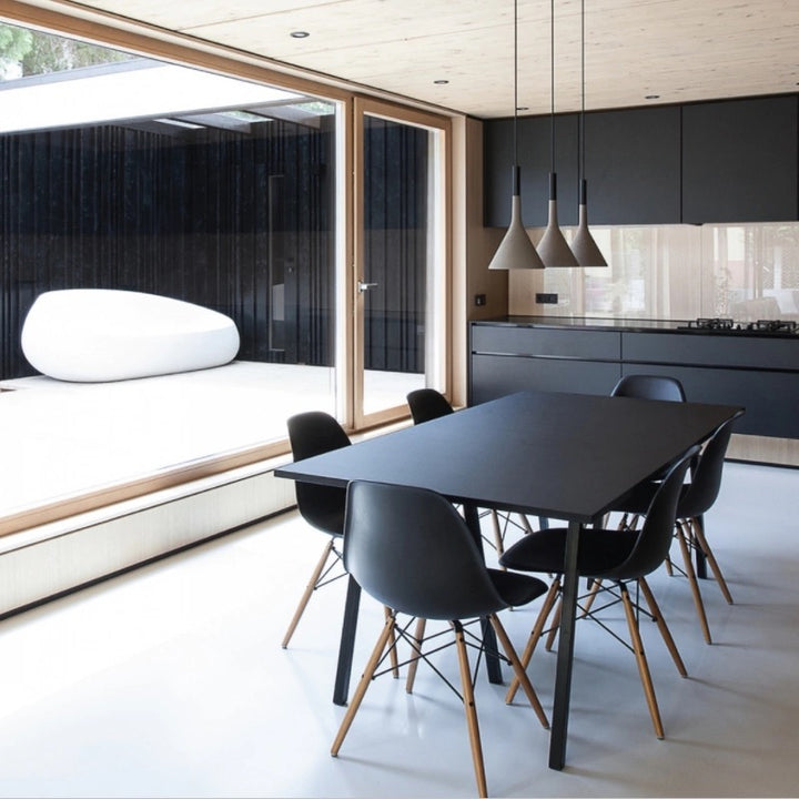 Minimalist Ultra Slim Wooden Dining Office Table