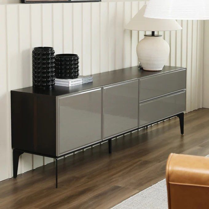 Designer Wood TV Stand