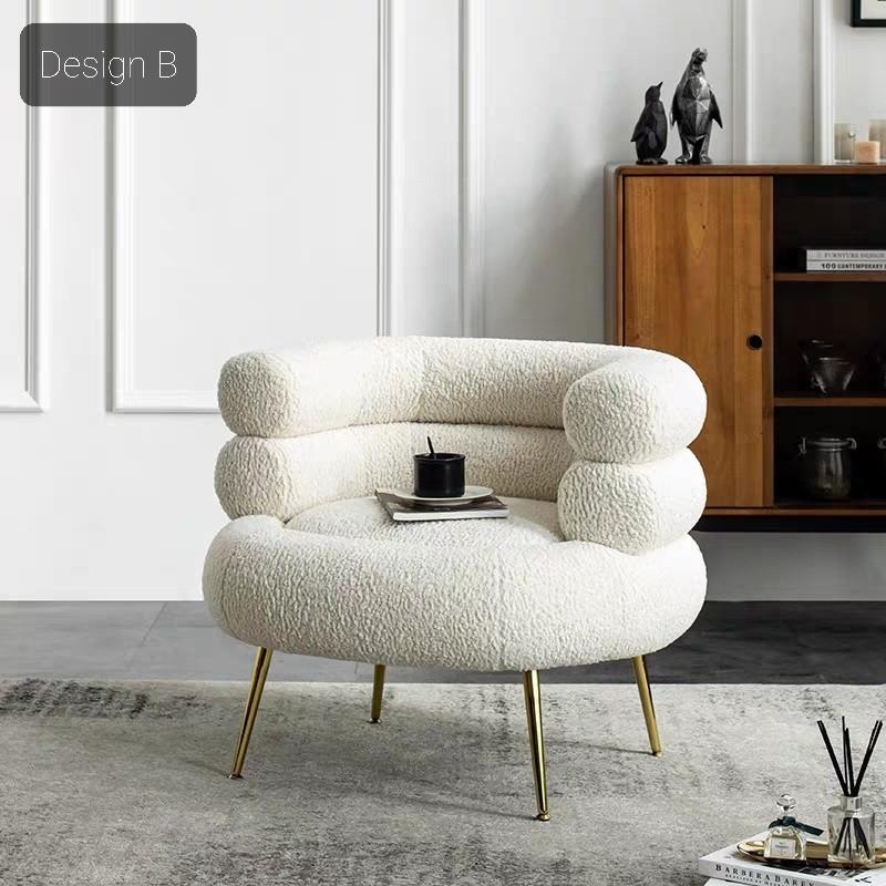 Cozy Wool Armchair / Boucle Chair