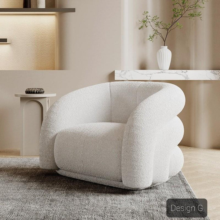 Cozy Wool Armchair / Boucle Chair
