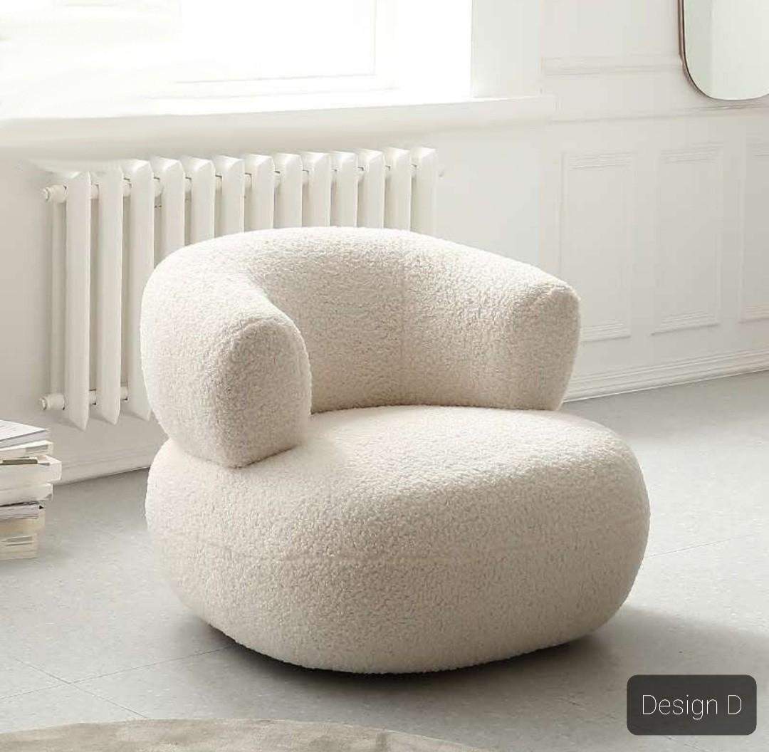 Cozy Wool Armchair / Boucle Chair