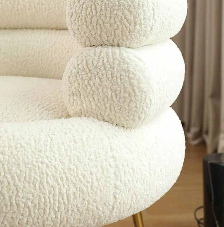 Cozy Wool Armchair / Boucle Chair