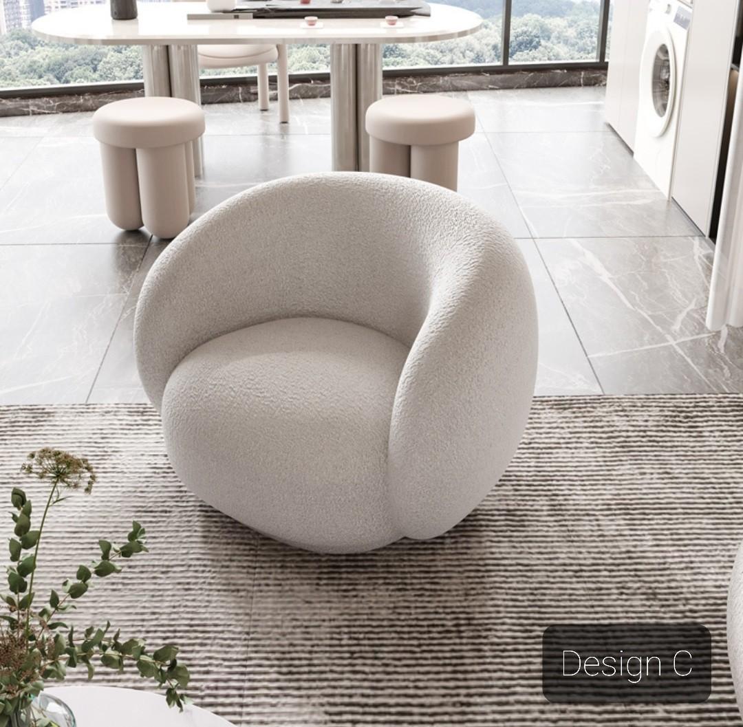 Cozy Wool Armchair / Boucle Chair