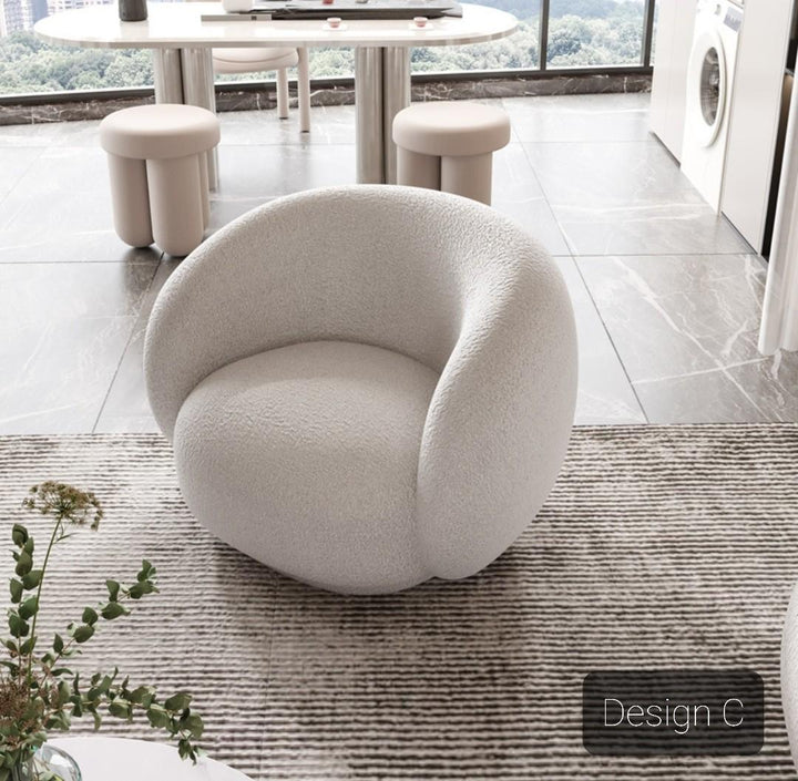 Cozy Wool Armchair / Boucle Chair