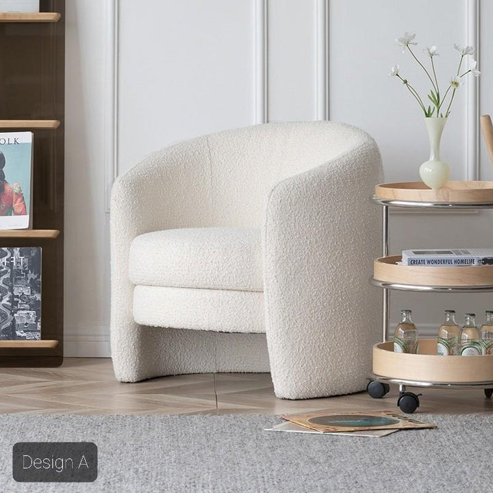Cozy Wool Armchair / Boucle Chair