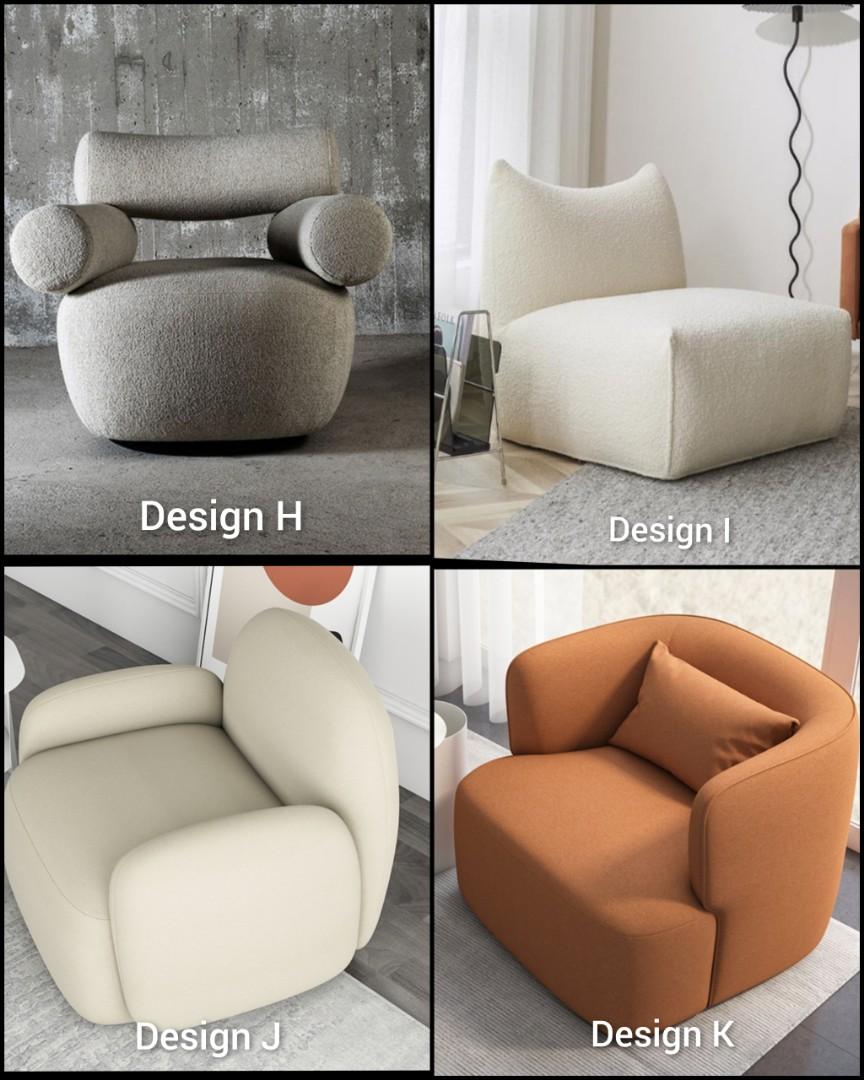 Cozy Wool Armchair / Boucle Chair