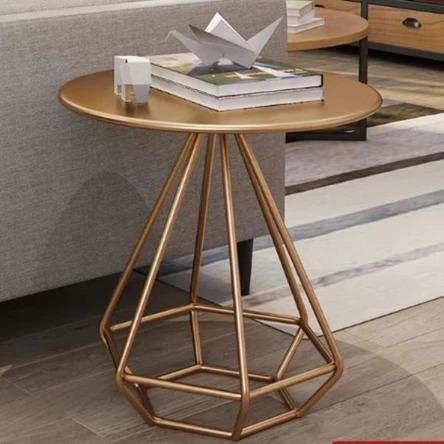 Minimalist Diamond Wireframe Side Table