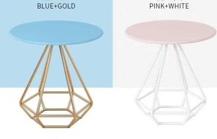 Minimalist Diamond Wireframe Side Table