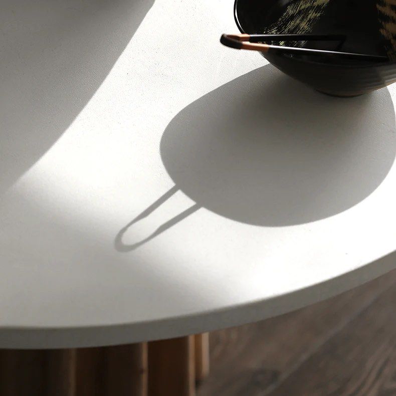 Round Slate Dining Table