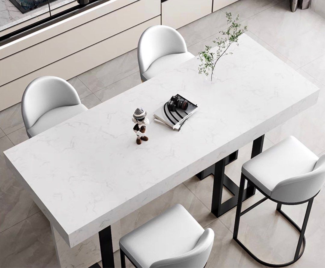 Modern Sintered Stone Bar Table