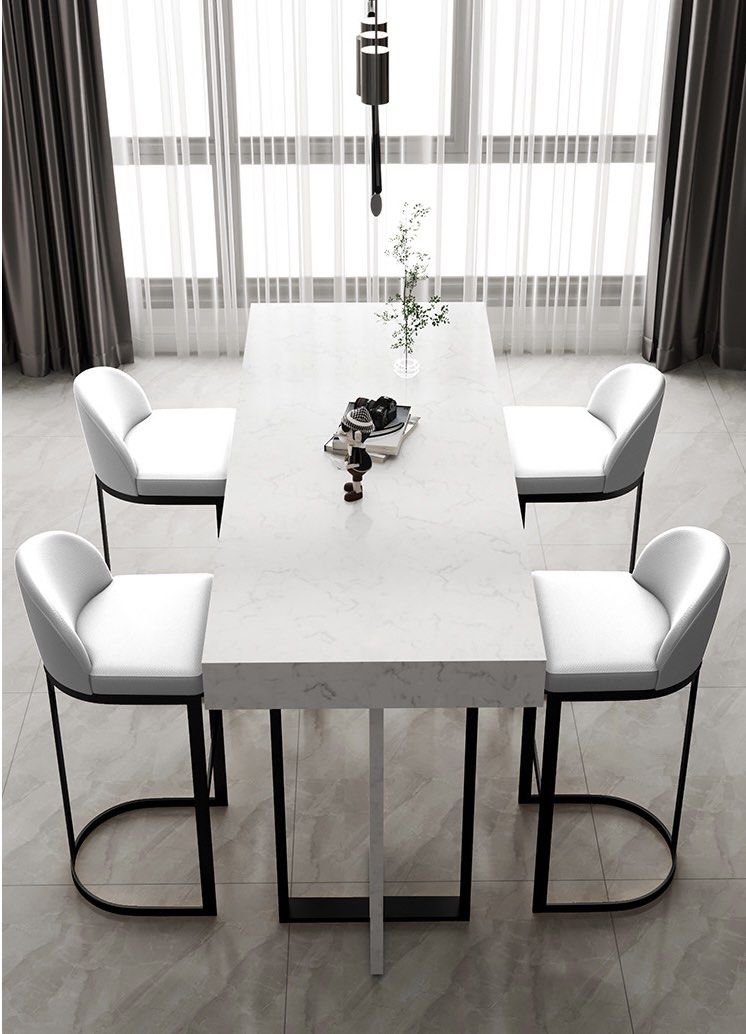 Modern Sintered Stone Bar Table