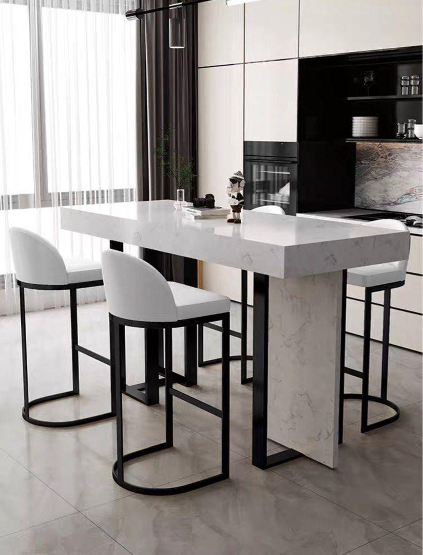 Modern Sintered Stone Bar Table