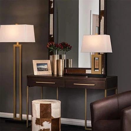 Herringbone Acacia Solid Wood Hallway Console