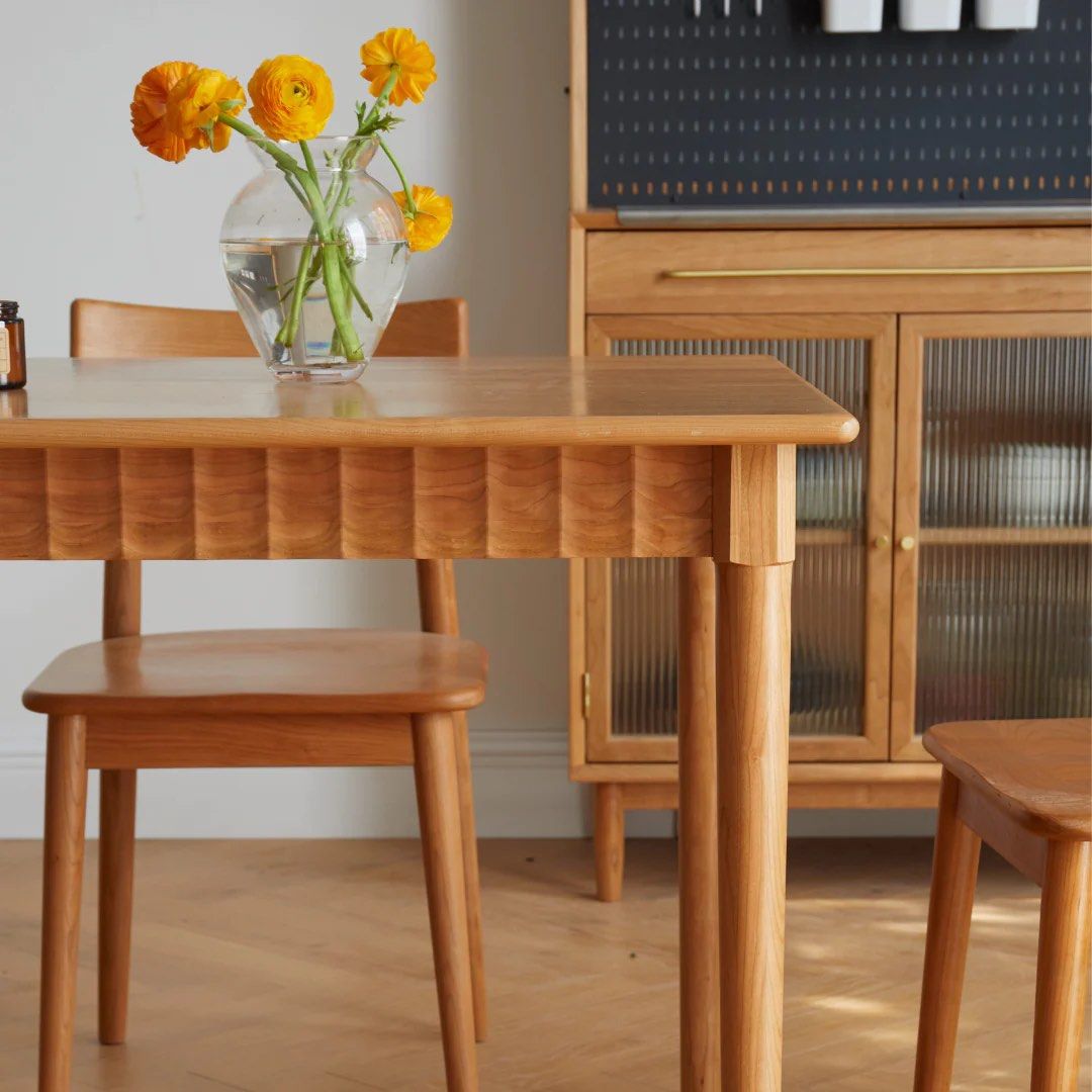 Cherry Wood Dining Table