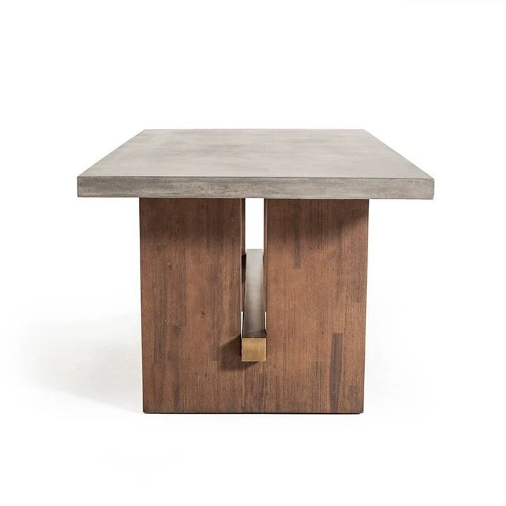 Concrete Wood Dining Table