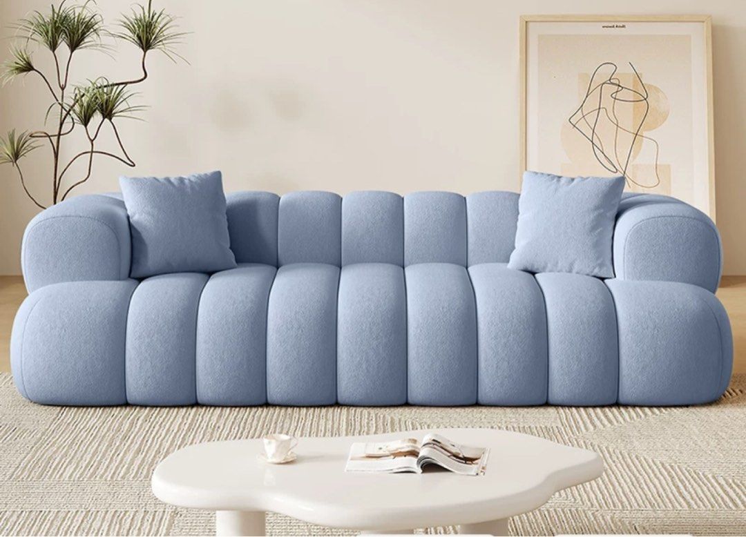 Modern Boucle Sofa