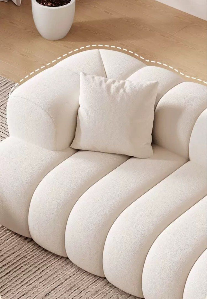 Modern Boucle Sofa
