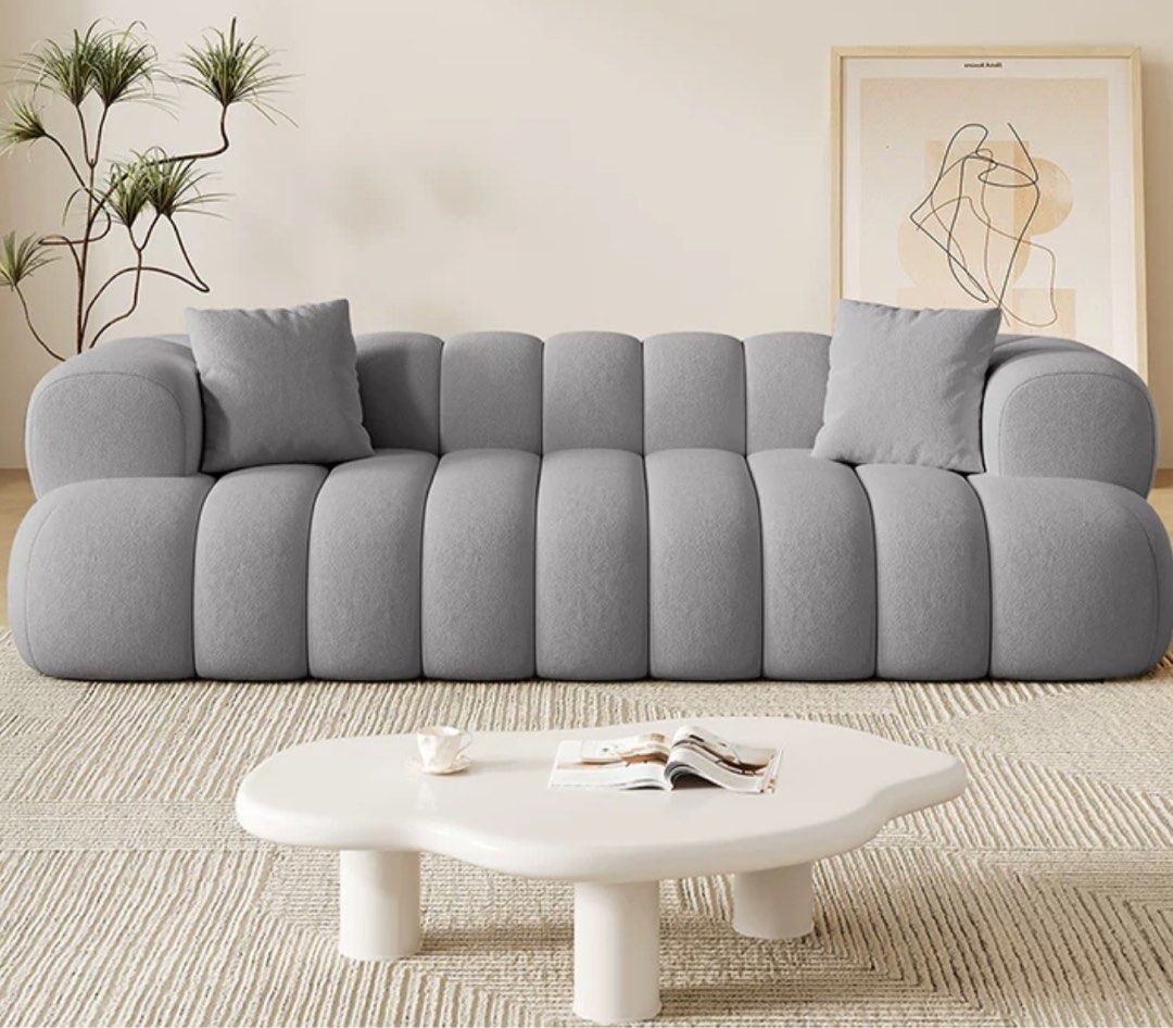 Modern Boucle Sofa