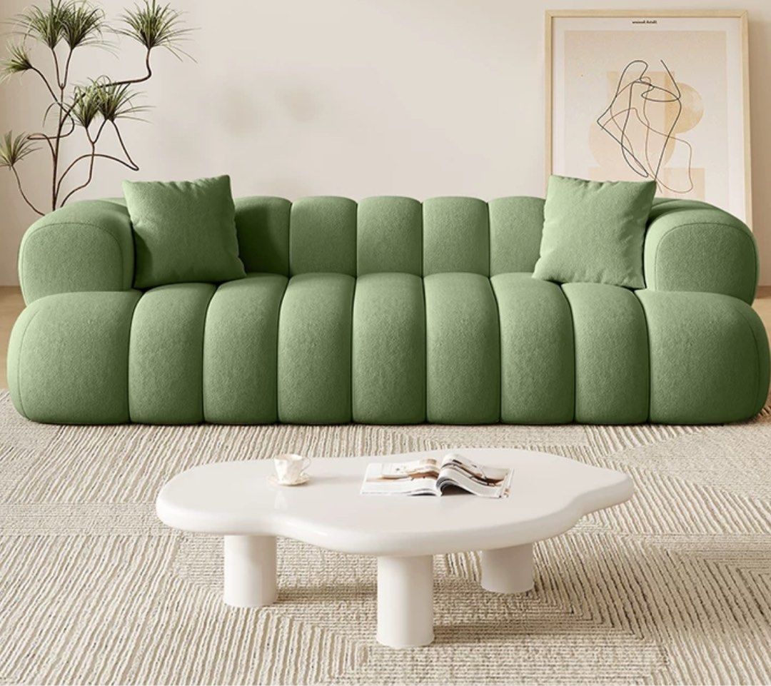 Modern Boucle Sofa