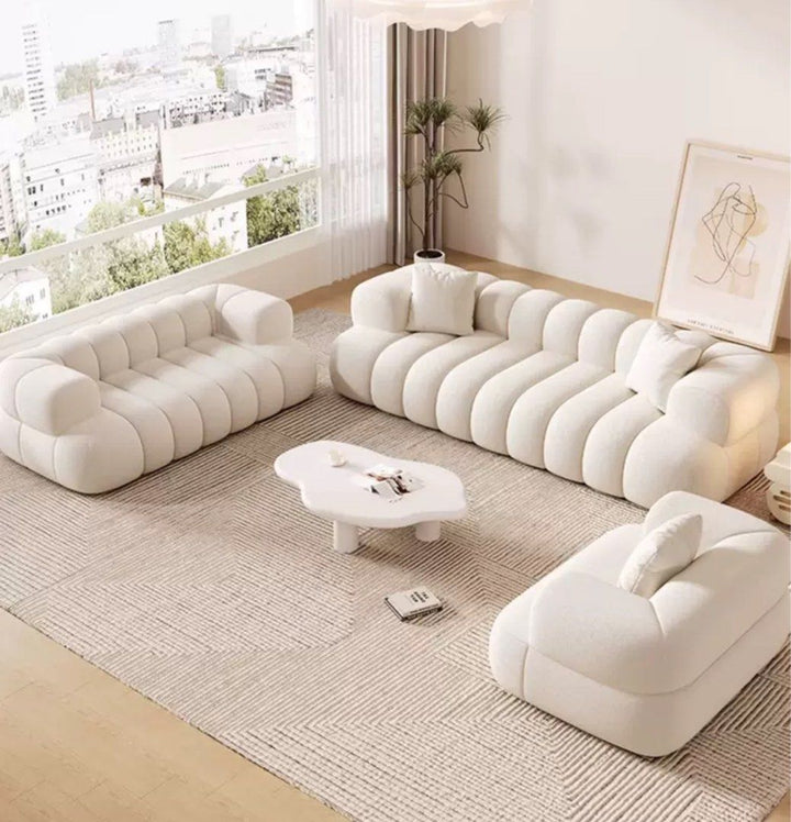 Modern Boucle Sofa