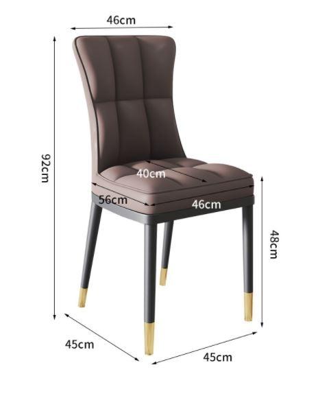 Modern Faux Leather Dining Chair