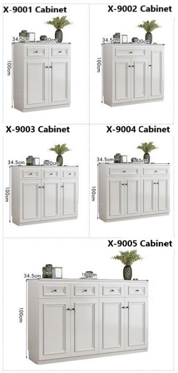 CRYSTAL Modern Entryway Shoe Cabinet - Wood Storage Organizer