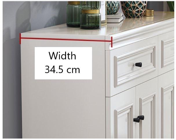 CRYSTAL Modern Entryway Shoe Cabinet - Wood Storage Organizer