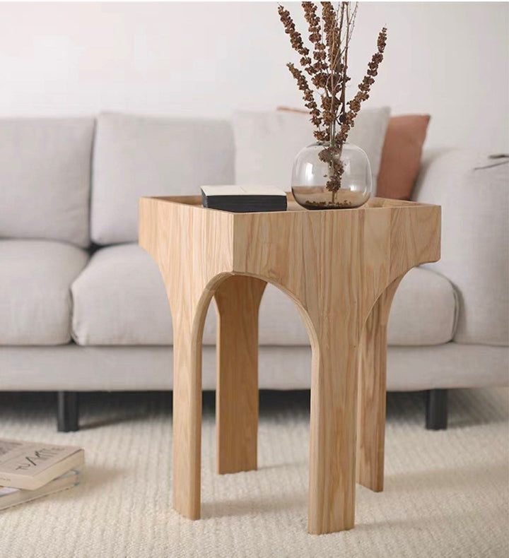 Modern Wood Side Table