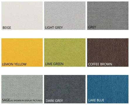 Contemporary Nordic Scandinavian Fabric Down Feather Sofa