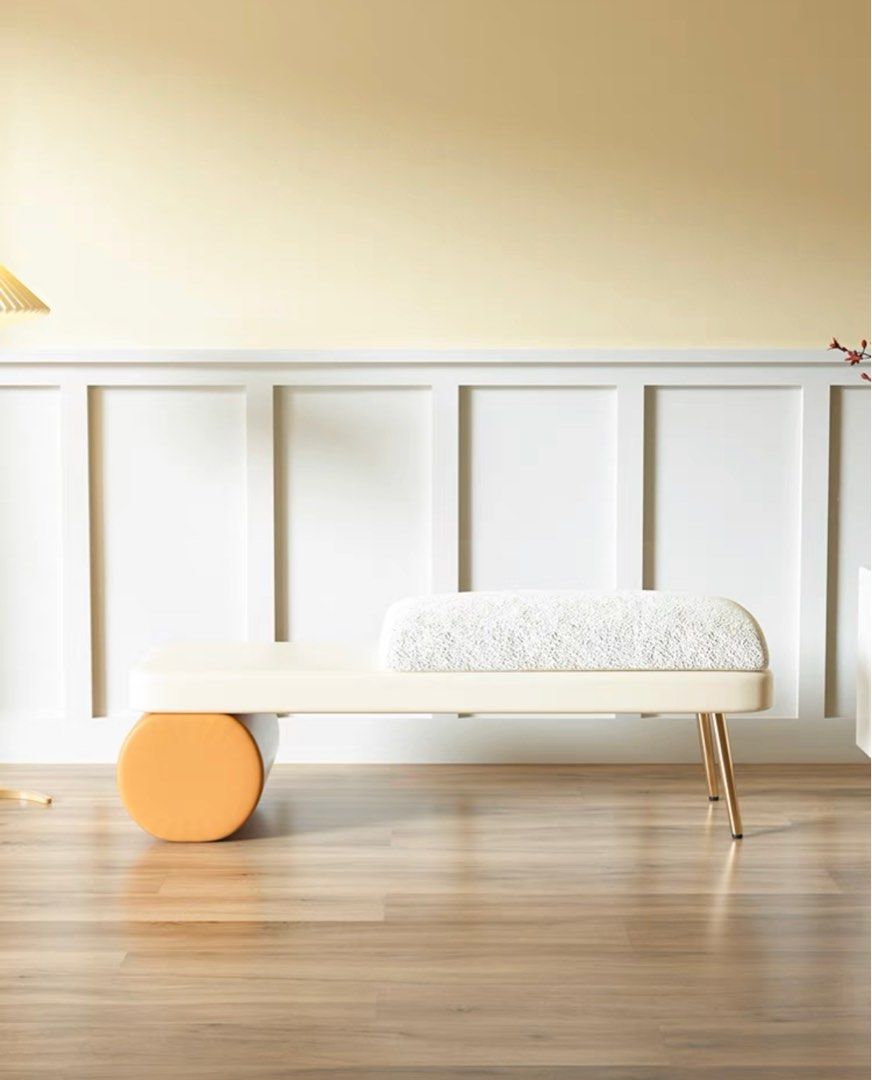Modern Fabric Bench